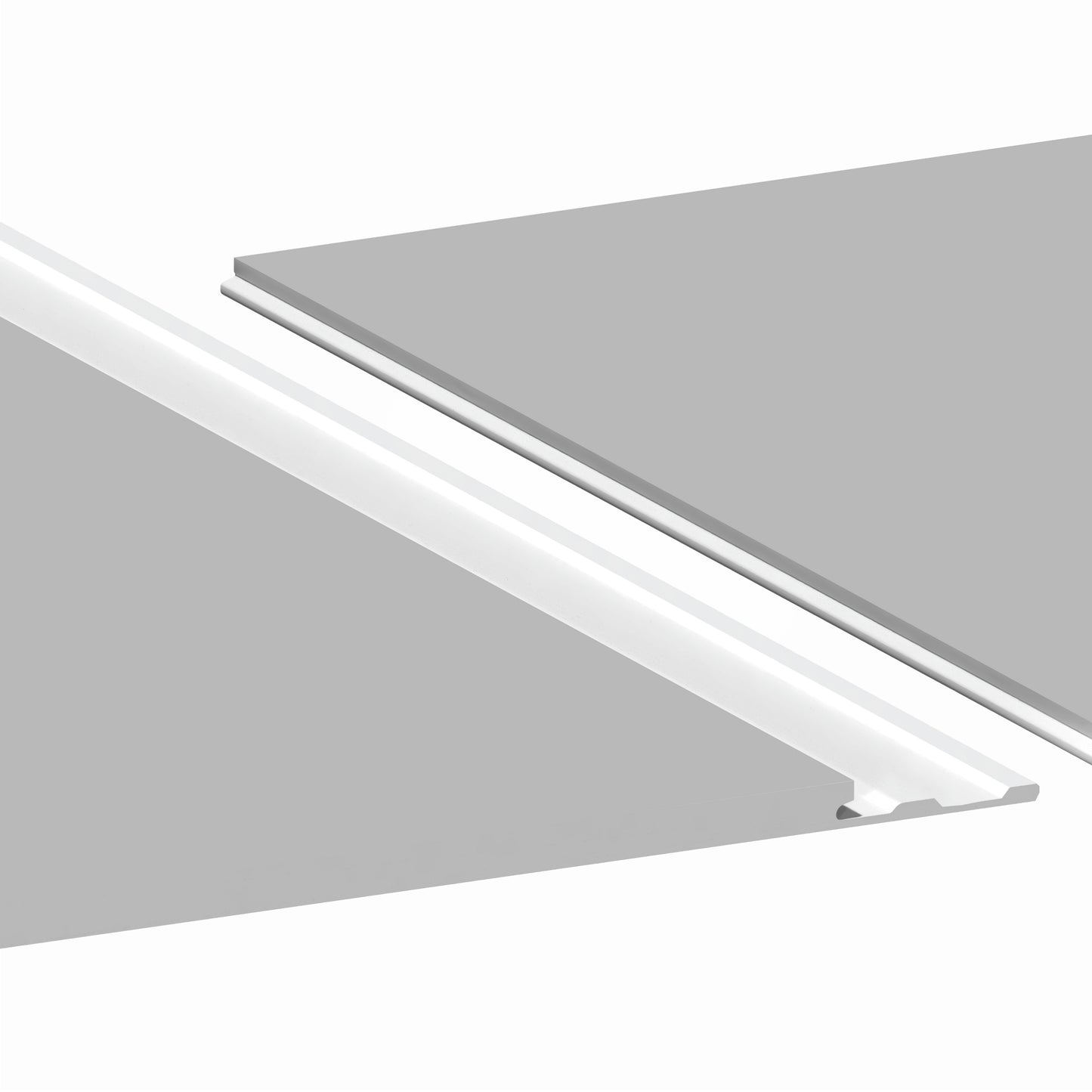 Aqua-Step- ALL IN ONE - Weiß - Wasserdichte Wandpaneele und Bodenpaneele für Badezimmer - 6 Paneele (2,34m²)
