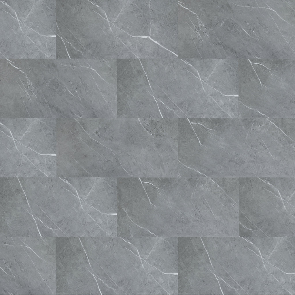 Aqua Click Tiles - Hawick - grau - Wasserdichte Wandpaneele und Bodenpaneele für Badezimmer -  12 Paneele (2,23m²)