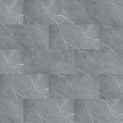 Aqua Click Tiles - Hawick - grau - Wasserdichte Wandpaneele und Bodenpaneele für Badezimmer -  12 Paneele (2,23m²)