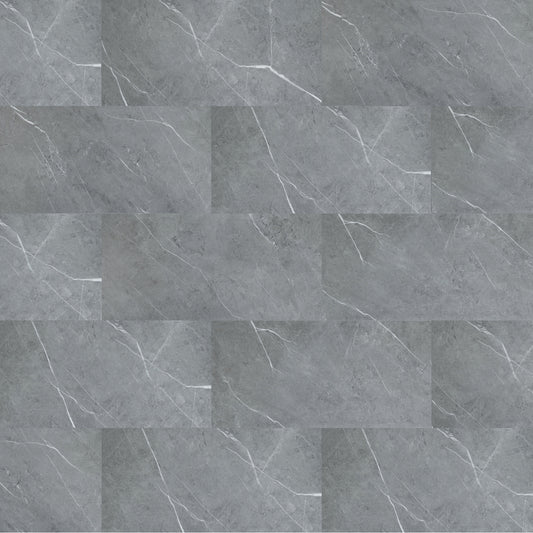 Aqua Click Tiles - Hawick - grau - Wasserdichte Wandpaneele und Bodenpaneele für Badezimmer -  12 Paneele (2,23m²)