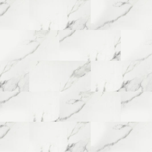 Aqua Click Tiles - Glasgow - grau - Wasserdichte Wandpaneele und Bodenpaneele für Badezimmer -  12 Paneele (2,23m²)