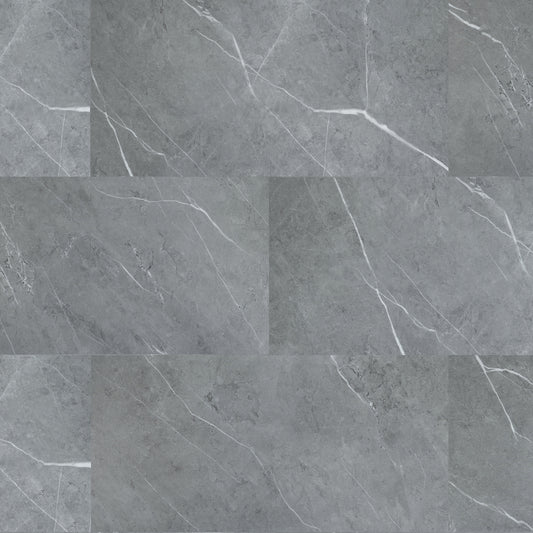 Aqua Click Tiles XL - Hawick XL - grau - Wasserdichte Wandpaneele und Bodenpaneele für Badezimmer -  5 Paneele (2,26m²)