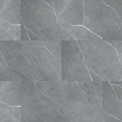 Aqua Click Tiles XL - Hawick XL - grau - Wasserdichte Wandpaneele und Bodenpaneele für Badezimmer -  5 Paneele (2,26m²)