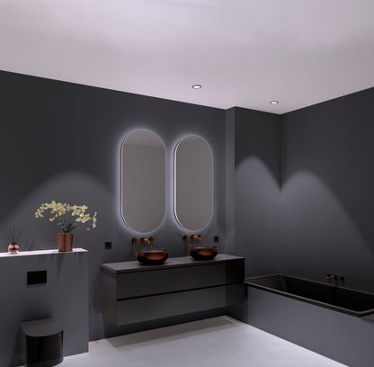 Aqua-Step- ALL IN ONE -  Platingrau - Wasserdichte Wandpaneele und Bodenpaneele für Badezimmer - 6 Paneele (2,34m²)