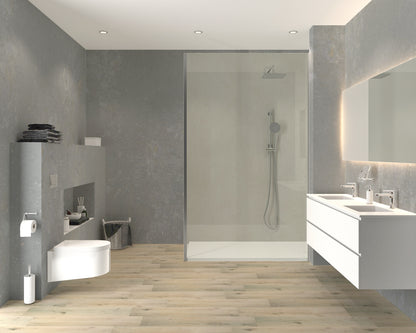 Aqua-Step- ALL IN ONE - Brighton - Wasserdichte Wandpaneele und Bodenpaneele für Badezimmer - 6 Paneele (2,34m²)