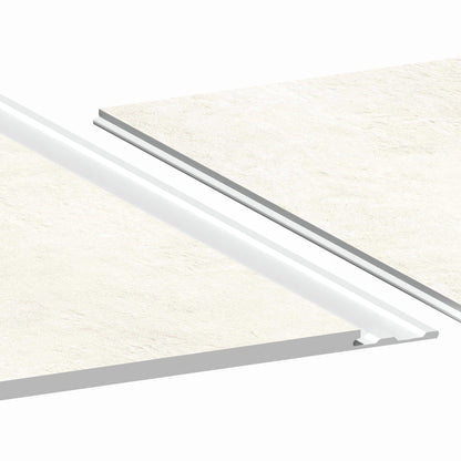 Aqua-Step- ALL IN ONE - Wasserdichte Wandpaneele und Bodenpaneele für Badezimmer - French Limestone  - 6 Paneele (2,34m²)