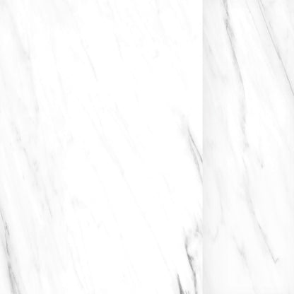 Aqua-Step- ALL IN ONE - Wasserdichte Wandpaneele und Bodenpaneele für Badezimmer - Marmo Carraba - 6 Paneele (2,34m²)