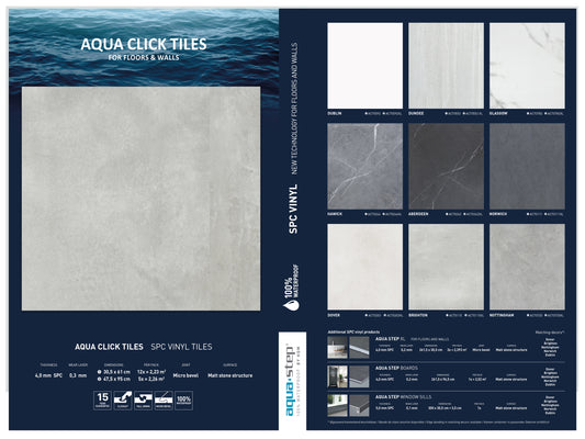 Aqua-Step | Gratis - Info- und Musterkuvert