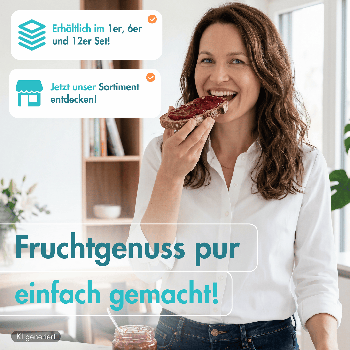Gelierhilfe 4:1 mit Erythrit – Nur 10 kcal | Alternative zu Gelierzucker für Keto & Diabetiker | Vegan & zahnfreundlich | 330g