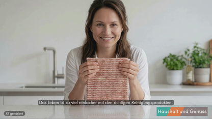Kupfertuch 10er Set, 15 x 15 cm – löst Eingebranntes ohne Reinigungsmittel