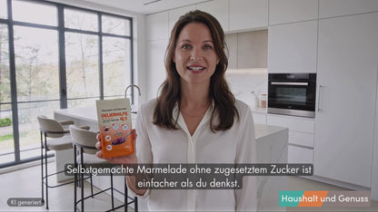 Gelierhilfe 4:1 mit Erythrit – Nur 10 kcal | Alternative zu Gelierzucker für Keto & Diabetiker | Vegan & zahnfreundlich | 330g